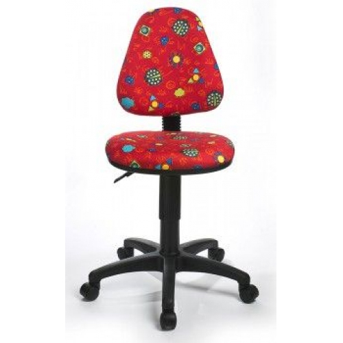 Купить Кресло детское Бюрократ KD-4/R красный божьи коровки LB-Red в интернет-магазине Ravta – самая низкая цена