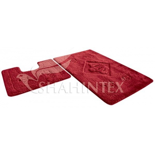 Купить Набор ковриков для ванной Shahintex PP Lux бордовый 600*1000мм+500*600мм 00930915 в интернет-магазине Ravta – самая низкая цена