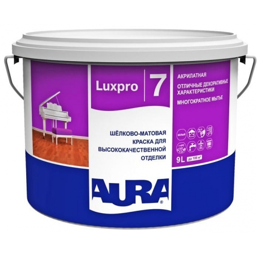 Купить Краска Эскаро Аура Luxpro 7 водная моющаяся 9л база TR в интернет-магазине Ravta – самая низкая цена