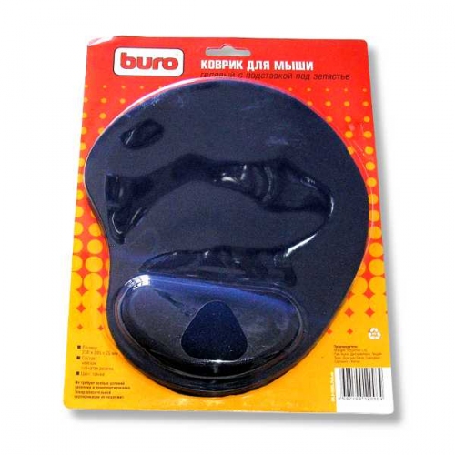 Купить Коврик для мыши BURO BU-GEL/BLUE (синий) в интернет-магазине Ravta – самая низкая цена