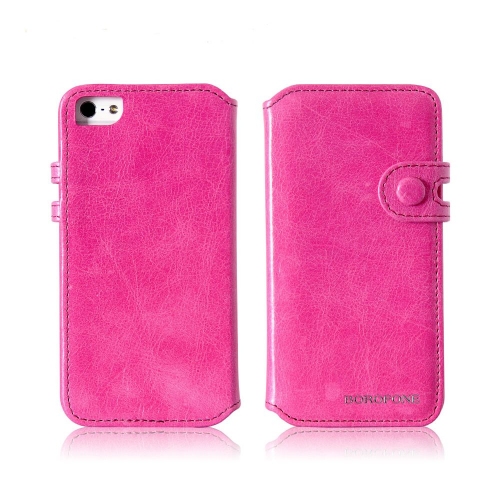 Купить Кожаный чехол Borofone Retro Business leather case для iPhone 5 (розовый) в интернет-магазине Ravta – самая низкая цена