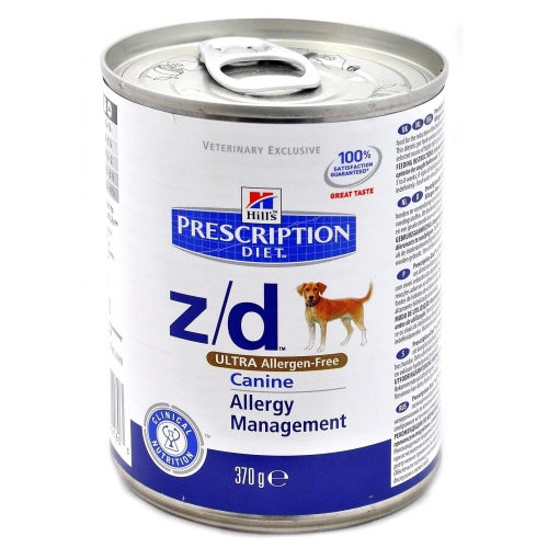 Купить Консервированный корм Hill's  Z/D для собак - Лечениe пищевых аллергий в интернет-магазине Ravta – самая низкая цена