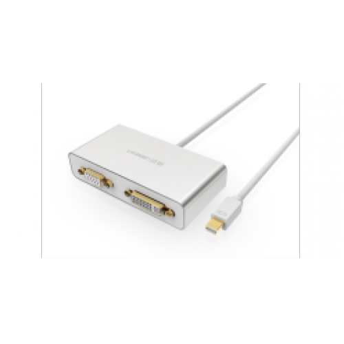 Купить Конвертер Ugreen UG-10438 (Mini Display Port -> HDMI /VGA/DVI, алюминевый корпус) в интернет-магазине Ravta – самая низкая цена