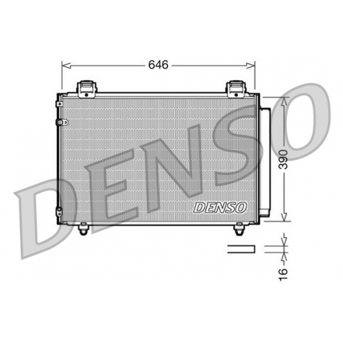 Купить (dcn50024) DENSO Конденсор кондиционера TOYOTA Avensis 1.6 - 1.8 - 2.0D в интернет-магазине Ravta – самая низкая цена