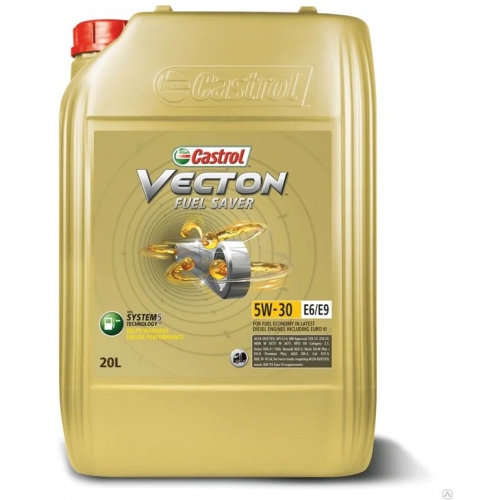 Купить Масло CASTROL Vecton Fuel Saver 5W-30 E6/E9 (20л) в интернет-магазине Ravta – самая низкая цена