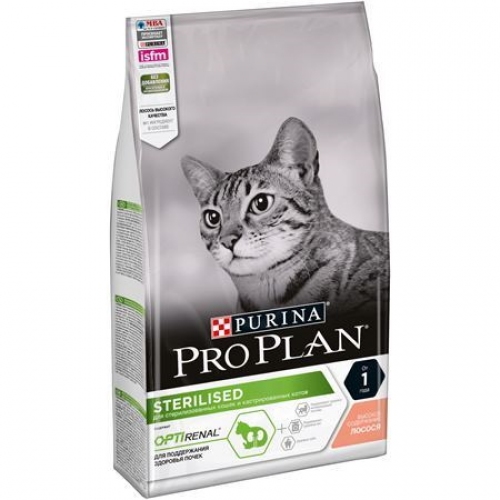 Купить ProPlan Cat STERILISED Cat Salmon  400г, лосось для стерилизованных кошек и кастратов. 1/8/64 в интернет-магазине Ravta – самая низкая цена