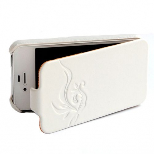 Купить Кожаный чехол HOCO Earl leather case для iPhone 4/4s (белый) в интернет-магазине Ravta – самая низкая цена