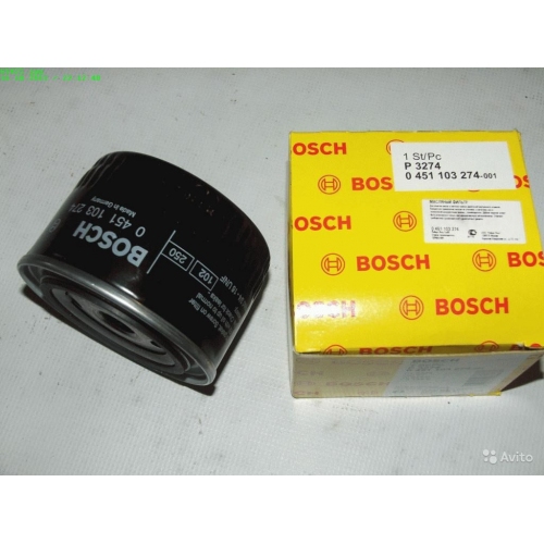 Купить 0451103274 Bosch Масляный фильтр в интернет-магазине Ravta – самая низкая цена