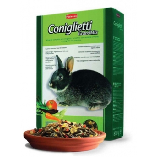 Купить Padovan Корм для кроликов (Grandmix Coniglietti) PP00189 0,85кг в интернет-магазине Ravta – самая низкая цена