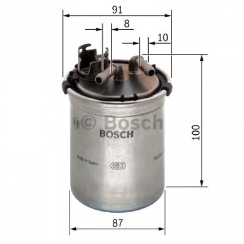 Купить (F026402056) Bosch Фильтр топливный (прямоточный) в интернет-магазине Ravta – самая низкая цена