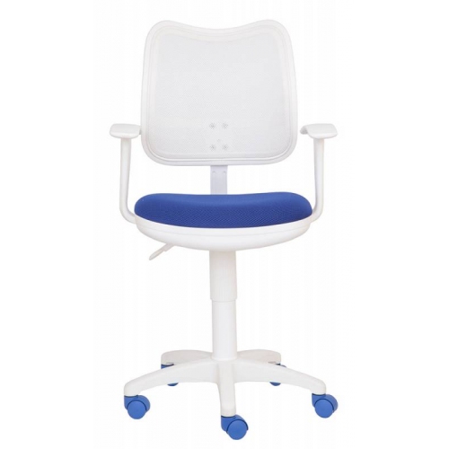 Купить Кресло Бюрократ CH-W797/WH/TW-10 спинка сетка белый сиденье синий (пластик белый) в интернет-магазине Ravta – самая низкая цена