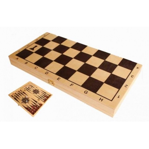 Купить Игра 2 в 1 "Шахматы, нарды" арт.Шк-2 (400*210*35) в интернет-магазине Ravta – самая низкая цена