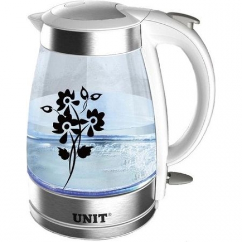 Купить Чайник Unit UEK-248 (белый/с рисунком) в интернет-магазине Ravta – самая низкая цена