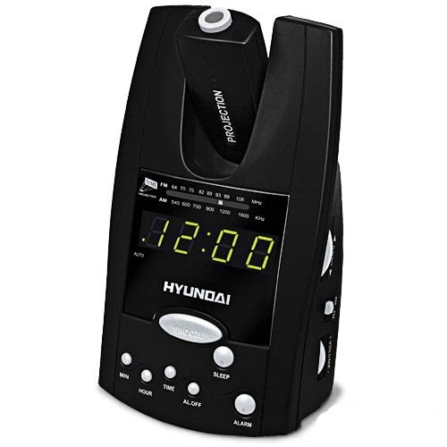 Купить Радиочасы Hyundai H-1506 (черный/зеленый) в интернет-магазине Ravta – самая низкая цена