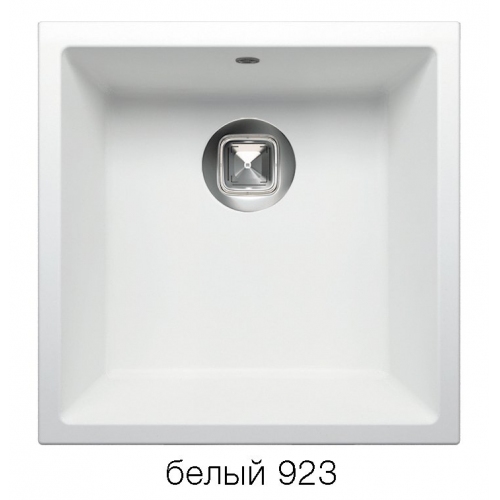 Купить Кварцевая мойка для кухни Толеро R-128 (белый, цвет №923) в интернет-магазине Ravta – самая низкая цена