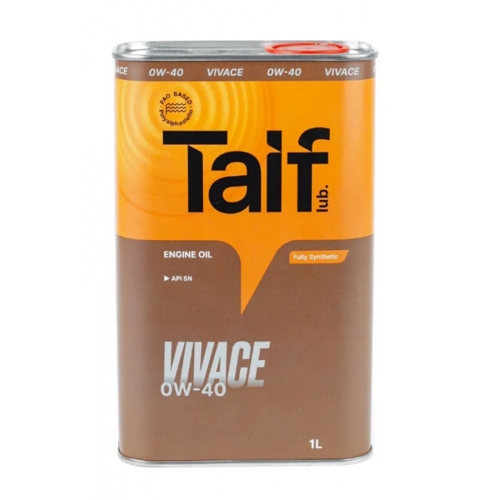 Купить Масло моторное TAIF VIVACE 0W-40 синтетическое 1л в интернет-магазине Ravta – самая низкая цена