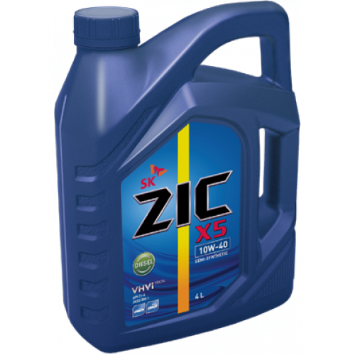 Купить Масло моторное ZIC X5 Diesel 10W-40 4л в интернет-магазине Ravta – самая низкая цена