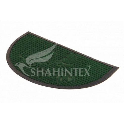 Купить Коврик придверный влаговпитывающий Shahintex МХ10S зеленый 400*600мм полукруг 00931292 в интернет-магазине Ravta – самая низкая цена