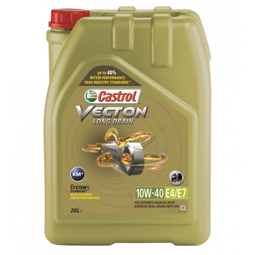 Купить Моторное масло CASTROL Vecton 10W-40 E4/E7 (20л) в интернет-магазине Ravta – самая низкая цена