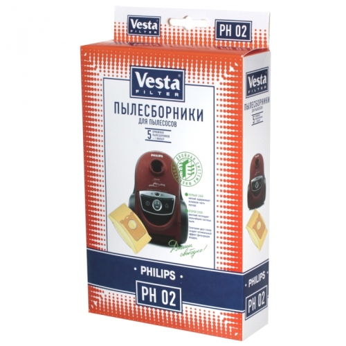 Купить Пылесборники VESTA-FILTER PH 02(5+1ф.)(R) в интернет-магазине Ravta – самая низкая цена