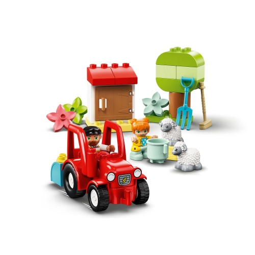 Купить Конструктор LEGO DUPLO Фермерский трактор и животные 10950 в интернет-магазине Ravta – самая низкая цена