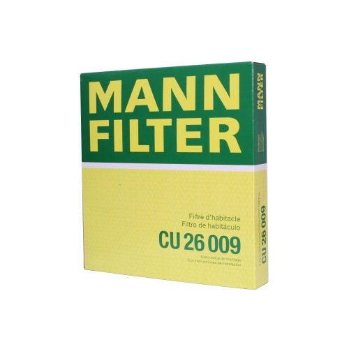 Купить CU26009 MANN-FILTER Фильтр, воздух во внутренном пространстве в интернет-магазине Ravta – самая низкая цена