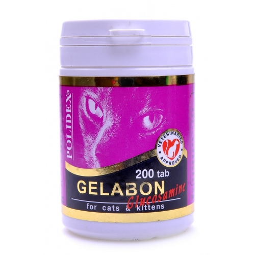 Купить Витамины Polidex для кошек профилактика и лечение заболеваний суставов Gelabon Glucozamine, 200 таб. в интернет-магазине Ravta – самая низкая цена