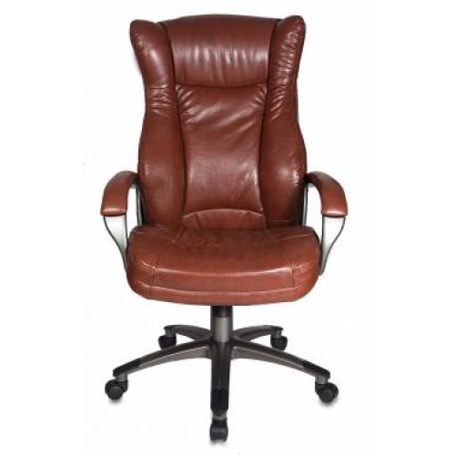 Купить Кресло руководителя Бюрократ CH-879DG/Brown коричневый искусственная кожа (пластик темно-серый) в интернет-магазине Ravta – самая низкая цена