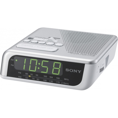 Купить Радиобудильник Sony ICF-C205/S (серебристый) в интернет-магазине Ravta – самая низкая цена