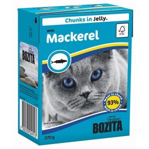 Купить Bozita super premium Кусочки в желе для кошек со скумбрией (with Mackerel) 0,37кг в интернет-магазине Ravta – самая низкая цена