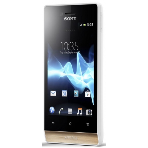 Купить Смартфон Sony Xperia miro ST23i (белый/золотистый) в интернет-магазине Ravta – самая низкая цена
