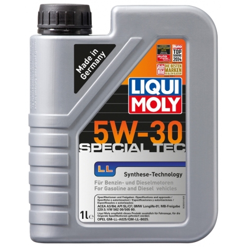 Купить 8054 LiquiMoly НС-синт.мот.масло Special Tec LL  5W-30 SL/CF;A3/B4(1л) в интернет-магазине Ravta – самая низкая цена