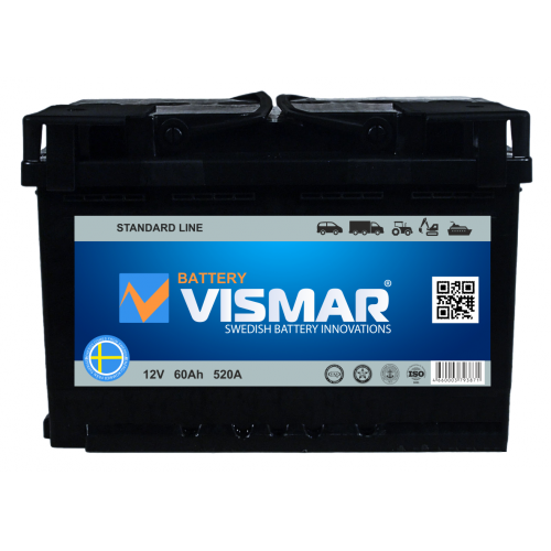 Купить Аккумулятор VISMAR 6СТ-60 L (R)-(0) 242*175*190 в интернет-магазине Ravta – самая низкая цена
