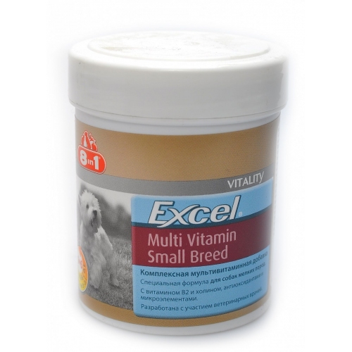 Купить Мультивитамины 8 in1 Эксель для собак мелких пород,  Excel Multi Vitamin  Small Breed, 70 таб. в интернет-магазине Ravta – самая низкая цена