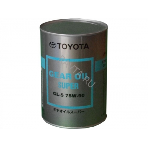 Купить Масло TOYOTA Gear Oil Super 75W 90 GL-5 (1л) в интернет-магазине Ravta – самая низкая цена