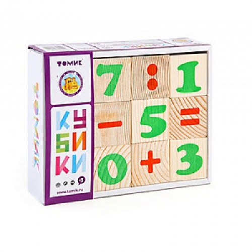 Купить Кубики "Цифры" 12 шт., Томик (1111-3) в интернет-магазине Ravta – самая низкая цена