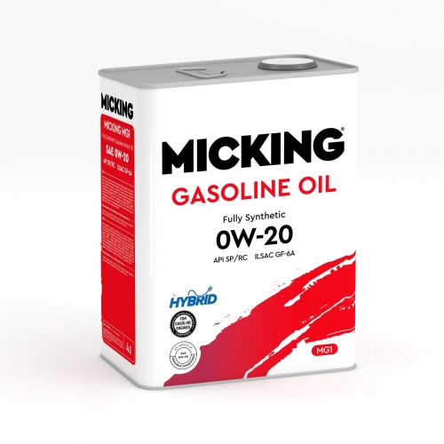 Купить Масло моторное Micking Gasoline Oil MG1 0W-20 SP/RC synth. 4л. в интернет-магазине Ravta – самая низкая цена