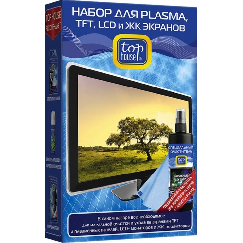 Купить Набор для PLASMA, TFT, LCD и ЖК экранов TOP HOUSE 391510 в интернет-магазине Ravta – самая низкая цена