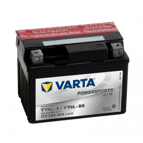 Купить Аккумулятор VARTA AGM 503014003 3Ah 40A в интернет-магазине Ravta – самая низкая цена