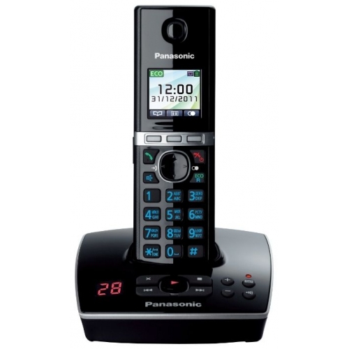 Купить Телефон DECT Panasonic KX-TG8061 (черный) в интернет-магазине Ravta – самая низкая цена