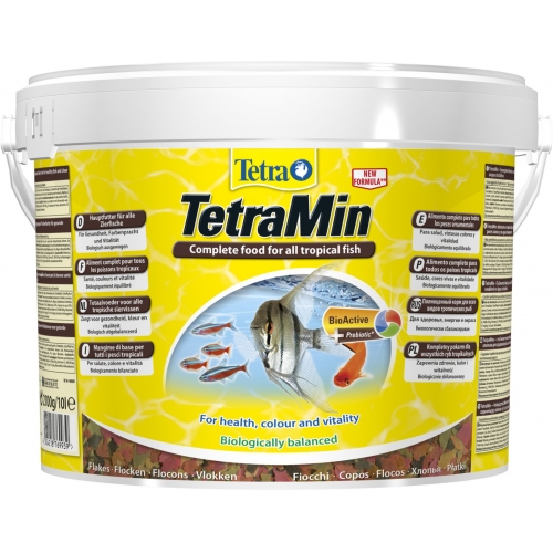Купить Корм основной для всех видов рыб Tetra Min 10l хлопья в интернет-магазине Ravta – самая низкая цена