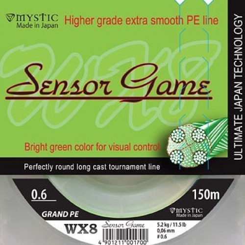 Купить Шнур PE Mystic Sensor Game 150m 3,5 0,255мм 24,5кг 54lb в интернет-магазине Ravta – самая низкая цена
