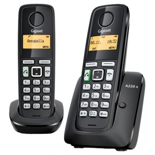 Купить Телефон DECT Gigaset A 220 A DUO в интернет-магазине Ravta – самая низкая цена
