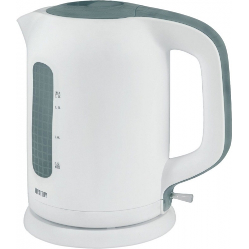Купить Чайник Mystery MEK-1620 (белый/серый) в интернет-магазине Ravta – самая низкая цена