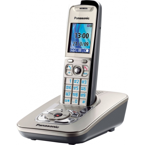 Купить Телефон DECT Panasonic KX-TG8421RUN (платиновый, автоответчик) в интернет-магазине Ravta – самая низкая цена