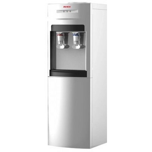 Купить Кулер для воды AVEX H-69FF, напольный, 90/550Вт., 2/5л/час,  встроенный шкаф-холодильник на 14 л в интернет-магазине Ravta – самая низкая цена