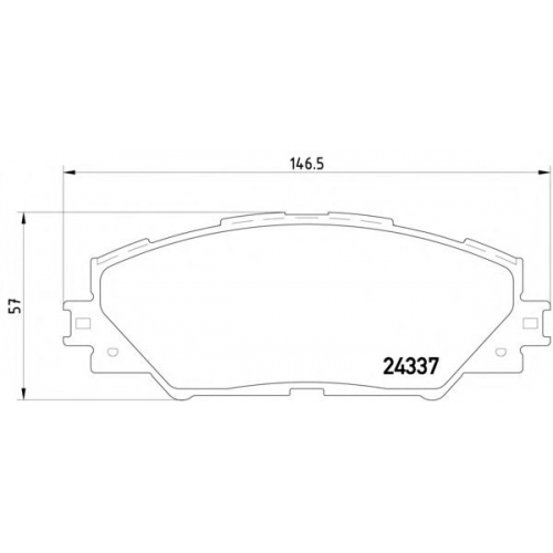 Купить Тормозные колодки Textar передние дисковые комплект Toyota RAV4 [2433701] в интернет-магазине Ravta – самая низкая цена