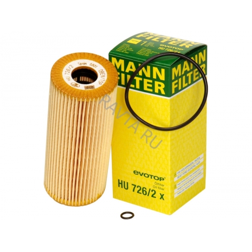 Купить HU 726/2 x Mann Фильтр масляный   в интернет-магазине Ravta – самая низкая цена