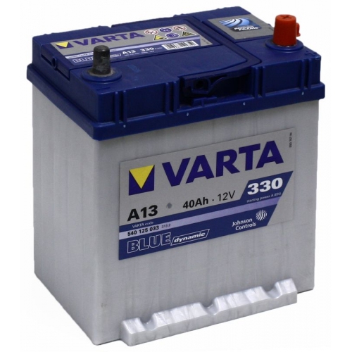 Купить Аккумулятор Varta Blue dynamic 40Ач (правая) (540 125 033)  в интернет-магазине Ravta – самая низкая цена