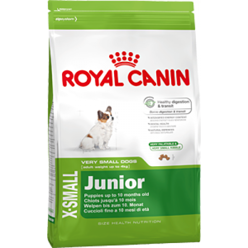Купить Корм Royal Canin X-Small Junior для щенков миниатюрных размеров 1,5кг в интернет-магазине Ravta – самая низкая цена